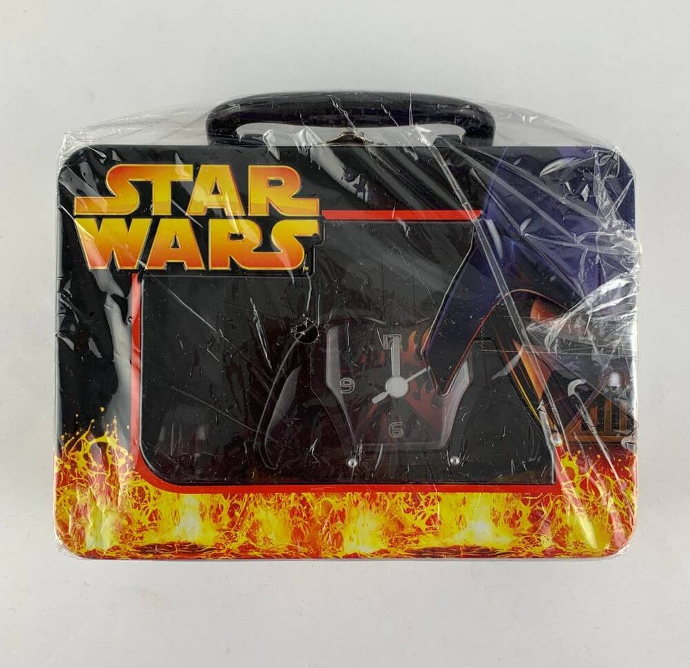 Star Wars Darth Vader Helmet Clock And Digital Watch In Collectors Tin 2005